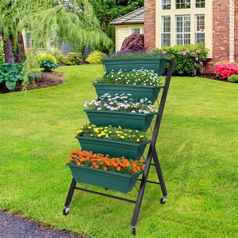 free standing metal flower box|free standing vegetable planters.